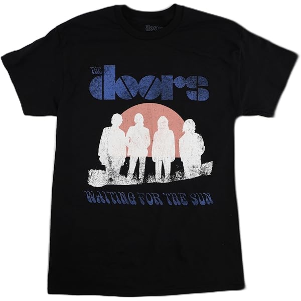 Amazon.com: The Doors Black and White T-Shirt, Medium : Clothing